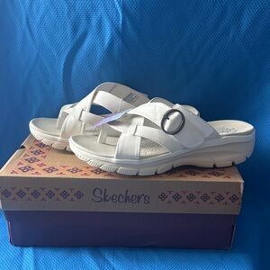 Skechers Women's Relaxed Fit Sandals with Buckle